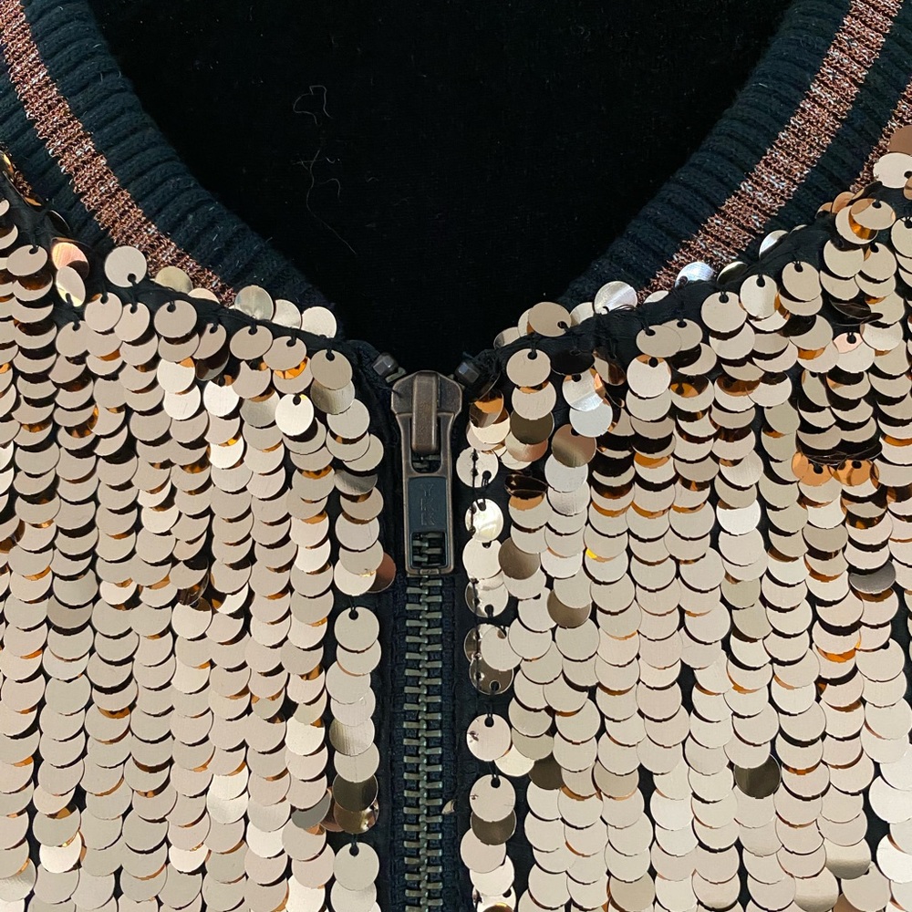 Scripted Sequin Bomber Jacket - Scripted- NWT. New With Tags. - Picture 8 of 16